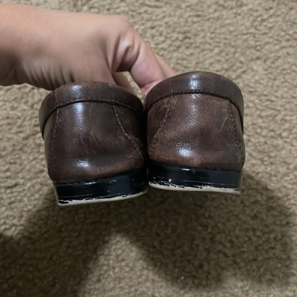 Janie & Jack Brown Leather Loafers Boy’s Size 10 - Picture 3 of 6